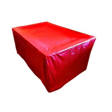 Imagem de Capa Protetora De Cobrir Mesa De Sinuca bilhar vermelha 230x130x90 - l