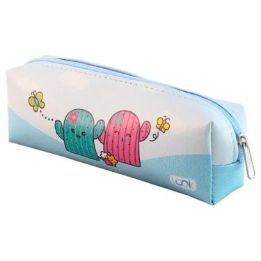 Imagem de Estojo Escolar Infantil Feminino Simples 1 Divisória Estampado - Look,