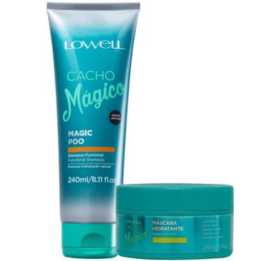 Imagem de Kit Lowell Cacho Mágico Shampoo 240ml + Máscara 240g