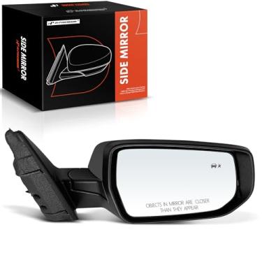 Imagem de A-Premium Espelho retrovisor elétrico do lado do passageiro - compatível com Chevrolet Malibu 2019 2020 2021 2022 - Retrovisor retrovisor externo preto dobrável manual aquecido com detecção de ponto