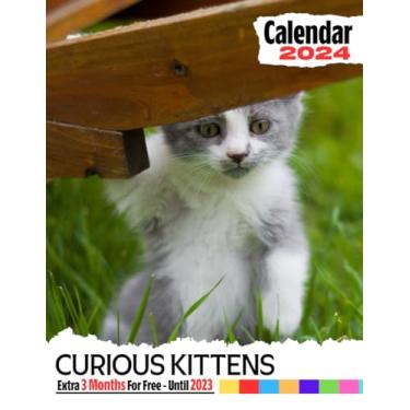 Imagem de Calendário 2024: Calendário mensal 15 de janeiro a dezembro de 2024, bônus de 3 meses no último 2023, 17 x 8,5 aberto, seção de notas em formato de grade quadrada grande para planejamento e organização, principais feriados dos EUA