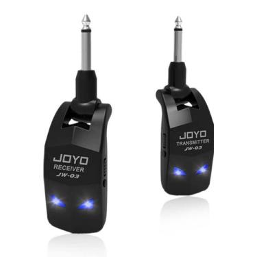 Imagem de Sistema de Guitarra Sem Fio JOYO JW-03 - 2,4 GHz - 4 Canais
