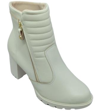 Imagem de Bota Moleca Casual Napa/Strech com Sola Tratorada Cor:;Tamanho:39;Gênero:Feminino-Feminino