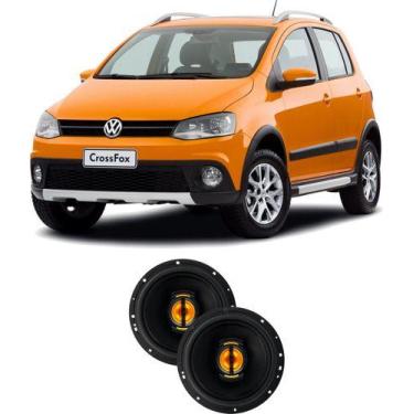 Imagem de Kit Alto Falante Porta Dianteiro Leson 110wrms Par Crossfox, Preto