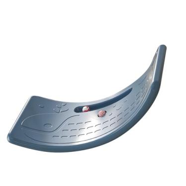 Imagem de Plástico Rocker Board, Brinquedo de Treinamento de Coordenação, Equipamento de Desenvolvimento de Equilíbrio para Crianças, Wobble Board, Equipamento de Jogo Em Interior (Azul)