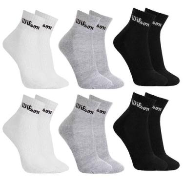 Imagem de Kit 6 Pares Meias Wilson Cano Médio Masculino Adulto 38-43, Colors