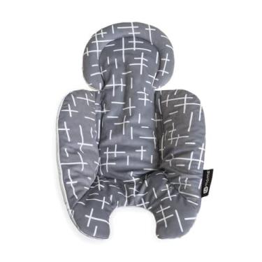 Imagem de 4moms RockaRoo e MamaRoo Infant Insert para Bebê Recém-Nascido e Bebê, Lavável à Máquina, Macio, Tecido de Pelúcia, Design Reversível, Cinza Escuro