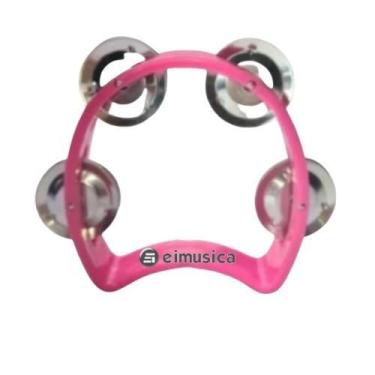 Imagem de Pandeirola Meia Lua Infantil ProFire Spanking - Rosa