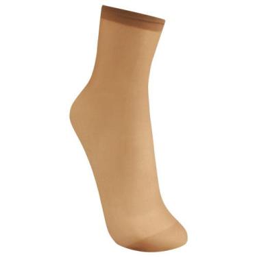 Imagem de Meia Trifil Soquete Fina Transparente Fio 20 W06126, Natural, UN