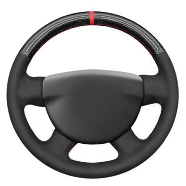 Imagem de MEWANT Capa de volante costurada à mão para Chevrolet (Chevy) Colorado 2004-2012 Acessórios de volante para Chevrolet (Chevy) Colorado