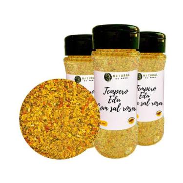 Imagem de Kit 3 Tempero Importado Edu Guedes Qualidade Superior Premium Pote com