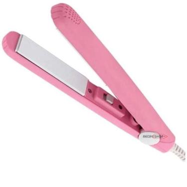 Imagem de Mini Chapinha Portátil Bivolt  Modeladora Ideal para Franjas e Viagens