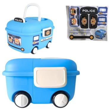 Imagem de Caixa Organizadora de Brinquedos Maleta Infantil C/ Rodinhas - Inter, 