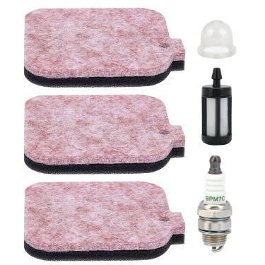 Imagem de Mckin (pacote com 3 filtros de ar para soprador Stihl BG45 BG46 BG55 BG65 BG85 SH55 SH85 4229 120 1800 com kit de ajuste
