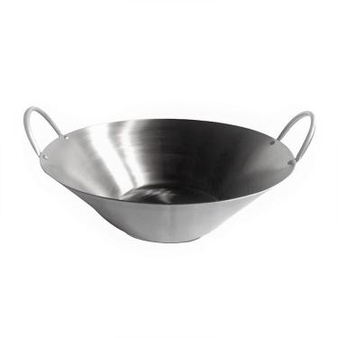 Imagem de Tacho Aço Inox Beira Alta Chapa 2Mm Fritura Cozinha 51Cm