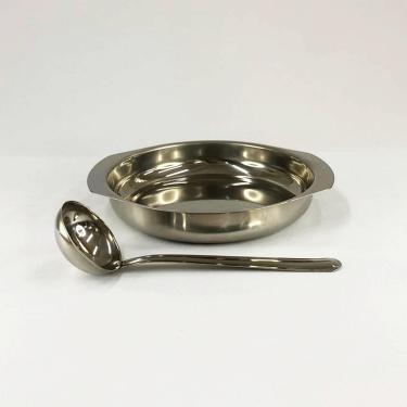 Imagem de Vasilha Para Feijão 26cm + Concha - Inox