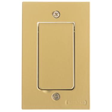 Imagem de Tampa 1 Posto 4x2 Para Piso Tramontina Modular Dourada