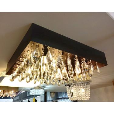 Imagem de Lumier Plafon Cairo 40x40 6lamp G9 Preto Lu15012-pt