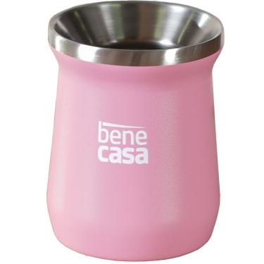Imagem de Cuia Térmica Para Chimarrão Tereré Matte 300ml Rosa