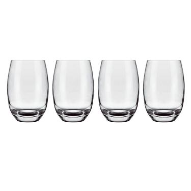 Imagem de Conjunto De Copos Sm Aruba Nadir 465ml 4 Peças Transparente