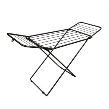 Imagem de Varal de Chão Dobrável com Abas Laterais 1,23M Secalux, Ravenna Back