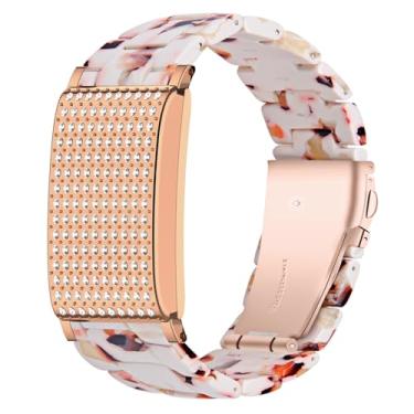 Imagem de Pulseira de relógio de resina compatível com Whoop 5.0 Life MG/ 5.0 Peak/5.0 One/Whoop 4.0, pulseira de substituição de resina ultraleve, respirável, impermeável, tamanho ajustável, fácil instalação