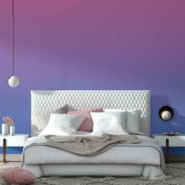 Imagem de Papel De Parede Adesivo Degradê Rosa Azul N014008 RL 0,58x3M - Adesivo