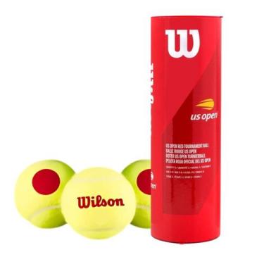 Imagem de Bola de Tênis Wilson US OPEN STAGE 3 Junior Comp, Vermelho
