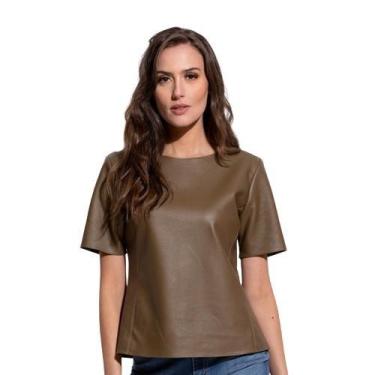 Imagem de Blusa T-shirt - GW Fashion, Preto, G, Feminino