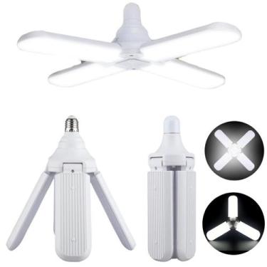 Imagem de Luminária tri-asas 3 Paletas 45w Dobrável Articulado Bivolt - Comercia