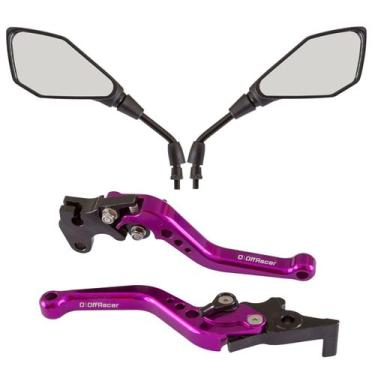 Imagem de Par Espelho Retrovisor Modelo Z400 Manete Para Pop 100 110 - Off Racer
