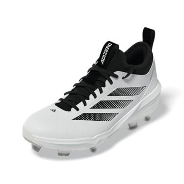 Imagem de adidas Tênis de beisebol masculino Adizero Impact 2.0 TPU, Branco/Preto/Preto, 37
