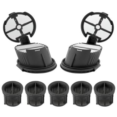 Imagem de (Pacote com 7) Filtros HEPA de substituição H14 Pro compatíveis com aspirador de pó seco e úmido sem fio Dreame H14 Pro/H14/H14, kit de acessórios para filtros, filtros de vácuo, filtro de vasilha