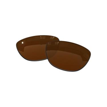 Imagem de OOWLIT Lentes de substituição compatíveis com óculos de sol Oakley Jupiter Carbon Brown não polarizadas