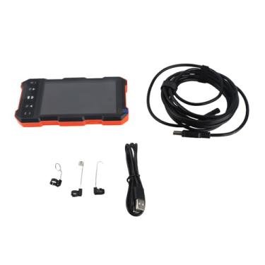 Imagem de Endoscópio industrial IPS HD Screen 8mm lente com luzes de inspeção à prova d'água LED para reparo de tubulação Manutenção automática Aparelhos domésticos