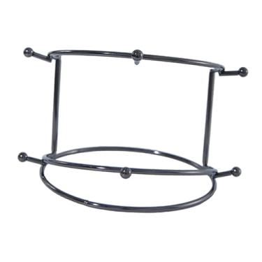 Imagem de oshhni Suporte de exibição de, organizador de acessórios de cabelo para mulheres e meninas, prateleira de armazenamento para lojas, shopping centers, Preto de 2 Camadas