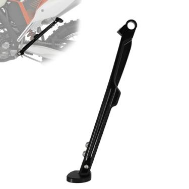 Imagem de BAOUFF Suporte de bicicleta Dirt Bike, ajustável 6061 alumínio para motocicleta, suporte lateral para XC/XCF 23-24, EXC/EXCF/XCW/XCF-W/XW-F 24, FX/TX 23-24, TE/FE 24, GasGas EX/EX F/ES/EW 24-Preto