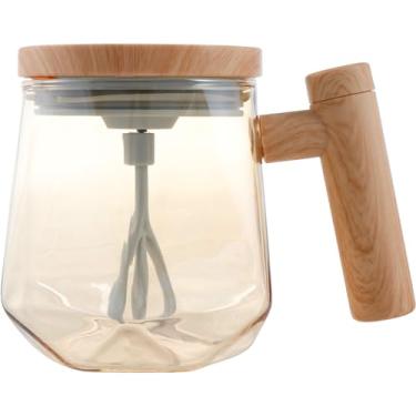 Imagem de Caneca de agitação automática com alça ergonômica 7000 rpm caneca de mistura elétrica alimentada por bateria 400 ml copo de mistura automática IP67 à prova d'água caneca de café com agitação