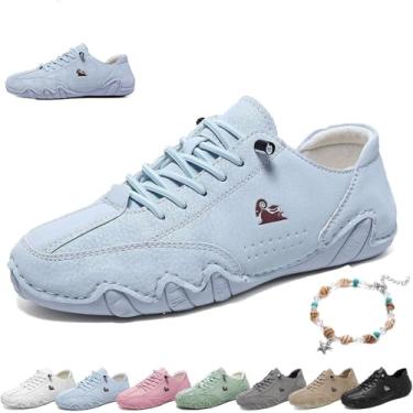 Imagem de Sapatos Descalços Ultra-confortáveis Para Mulheres Sapatos Beck Ao Ar Livre Impermeáveis Antiderrapantes Leves Minimalistas Casuais Mocassins Ortopédicos Para Caminh, Black, 41 EU