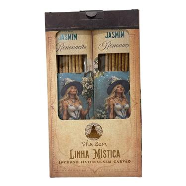 Imagem de Incenso Linha Mística 0% Carvão Jasmim 12 Cxs C 8 Var