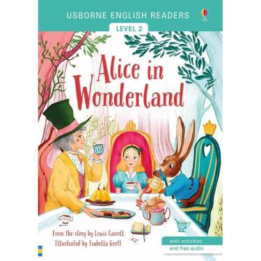 Imagem de Alice In Wonderland - Usborne English Readers - Level 2 - Book With Activities And Free Audio