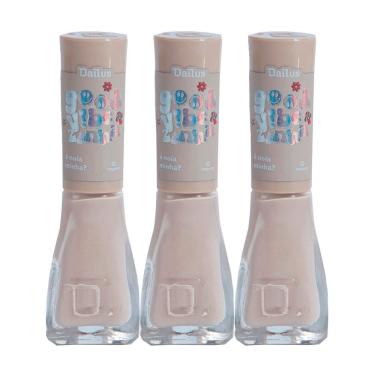 Imagem de Kit 3 Esmalte Dailus Good Vibezinha É Noia Minha? 8ml