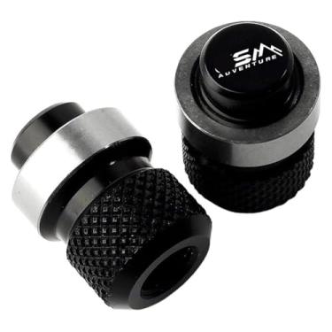 Imagem de Acessórios de motocicleta Tampas de válvula de pneu de roda de alumínio compatíveis com R1250GS R1200GS F850GS F750GS G310GS R1200 1250 GS Adventure GSA (L)