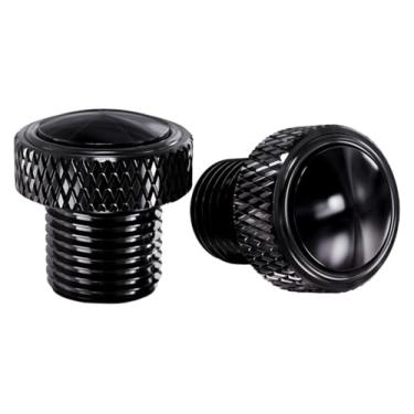 Imagem de Compatível com Z900 Z750 Z650 Z800 Z1000 Z400 Z1000SX Z900RS Z250 Z300 espelhos de motocicleta tampas de parafusos de plugue de orifício de espelho (preto)