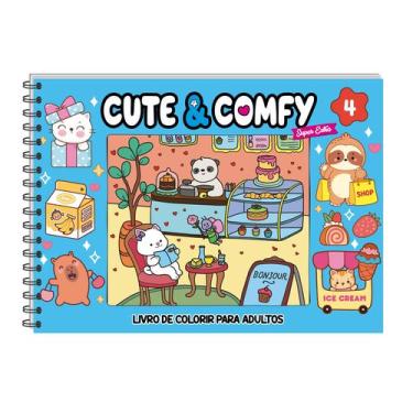 Imagem de Livro - Cute & Comfy Super Extra - Livro de Colorir Adulto - Capa Dura