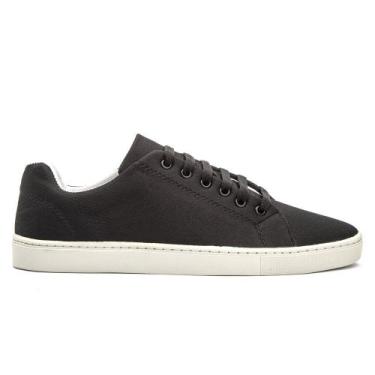 Imagem de Sapatênis Design Casual Homem Preto/Branco + Carteira +Cinto - Rosa He