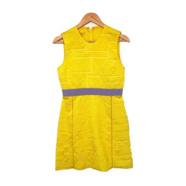 Imagem de Vestido Amarelo Tam 42 - Luzia fazzolli, Branco, M