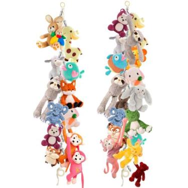 Imagem de Cadena para almacenamiento de peluches Dorblely con 40 pinzas metálica