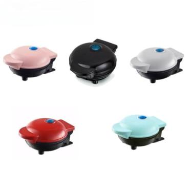 Imagem de Mini Máquina de Waffles Elétrica Portátil Antiaderentes Panquecas Automática 110V(Aleatório)