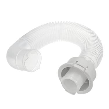 Imagem de Mangueira de drenagem para máquina de lavar roupa tubo de conexão interna de extensão de PVC transparente ondulado flexível mangueira interna para lavadora